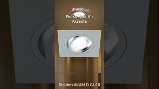 Video  - ALUM D GU10 silber
