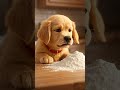 Flour Power Bake-Off! 🍪🐶 | Maya & Cookie #shorts #mayaandcookie #goldenretriever
