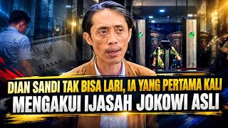 DIAN SANDI CANNOT ESCAPE, HE WAS THE FIRST TO ADMIT JOKOWI'S DIPLOMA IS GENUINE#jokowi #ugm #frau...