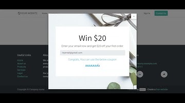 Odoo 14 - Website Coupon Popup Snippet