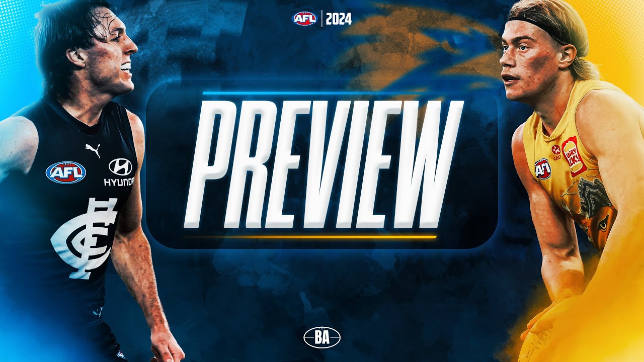 Preview Carlton v West Coast AFL Round 23, 2024 YouTube