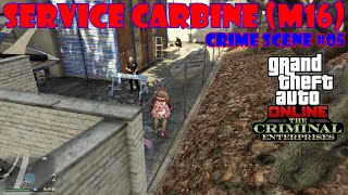 Crime Scene #05 (Banham Canyon) Service Carbine (M16) Unlock | GTA Online
