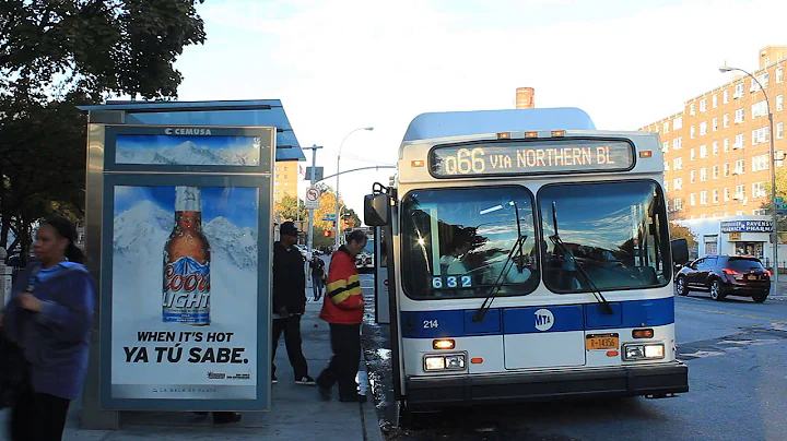 MTA Bus Co: C40LF [#214] Q66 Bus at 21st Street & 35th Ave