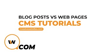 CMS POSTS AND PAGES