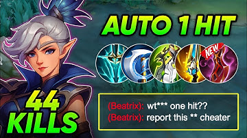 44 KILLS 🔥 IN 2 GAMES NEW 1 HIT BUILD FOR GOLD LANE MIYA! 🥵🥵 - Mobile Legends 