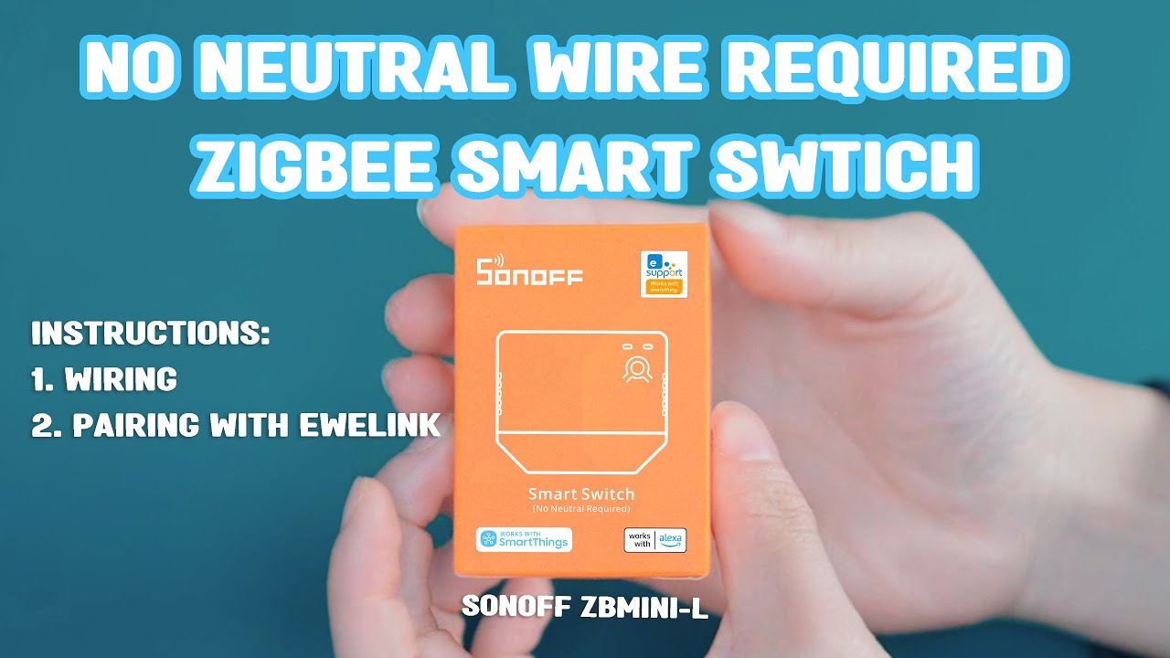 SONOFF ZBMINI-L2 Zigbee 3.0 Smart Switch Two Way Relay No Neutral Wire  Required