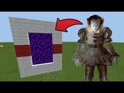 How To Make a Portal to the IT Dimension in MCPE (Minecraft PE)