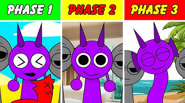 Incredibox Sprunki: Phase 1 Vs Phase 2 Vs Phase 3 But Beach Version