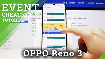 How to Add an Event to Calendar in OPPO Reno 3 – Schedule Events