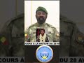 Assimi GOITA président de la transition rend hommage à Sadio Camara
