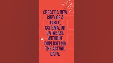 What is Zero copy cloning #snowflakecomputing  #gcp