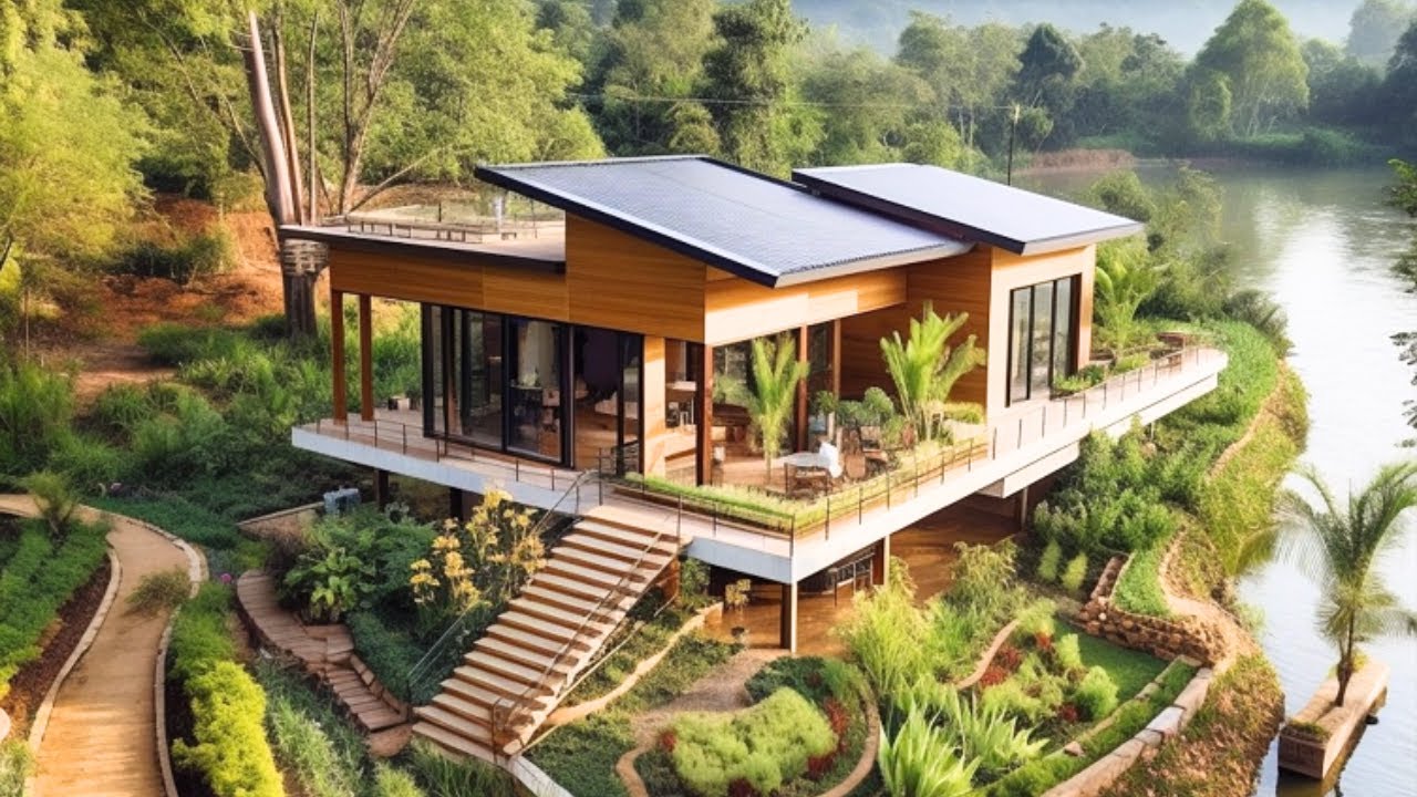 Photo inspiration: Off Grid Sustainable Living Designs Reference: 24 Best Off Grid Sustainable Living Forest Garden House Design