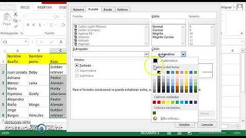 Formato condicional y validación de datos en Excel