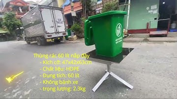 Lợi ích của việc sử dụng thùng rác công nghiệp 60 lít
