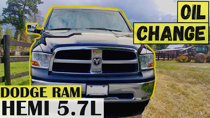 2008 dodge ram 1500 5.7 oil type