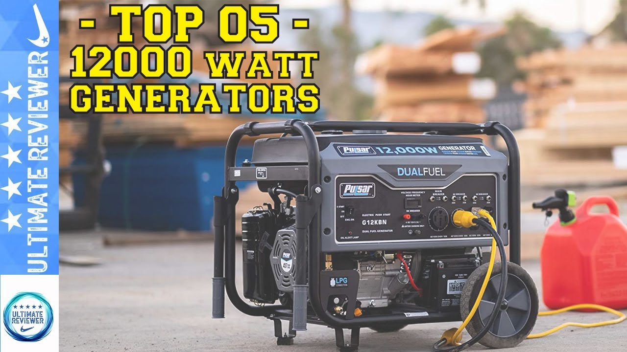 Top 5 Best 12000 Watt Generators Review [2021]