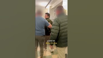 Watch as ICE agents arrest Mahmoud Khalil in video captured by wife #Shorts