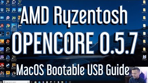 AMD Ryzentosh MacOS Catalina 10.15.4 OpenCore 0.5.7 Bootable USB Guide