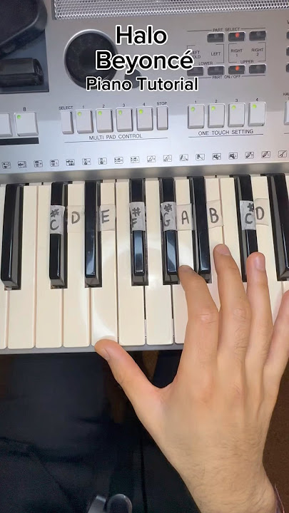 How to play Halo by Beyoncé - Easy Piano Tutorial