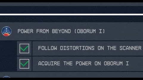 Power From Beyond OBONUM I-Follow Distotions On The Scanner - Acquire The Power on Obnum I-Starfield