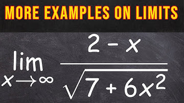 Evaluating Limits With Fractions and Square Roots