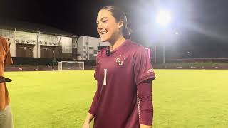 FSU Soccer Kate Ockene on another clean sheet s Florida