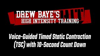 Voice-Guided Timed Static Contraction with 10-Second Count Down