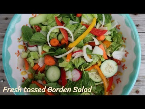 Fresh Tossed Garden Salad | Hand Chopped