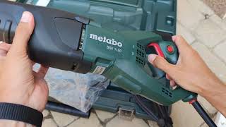 Unpacking - 1100 Metabo SSE 606177500 unboxing YouTube saw / sabre