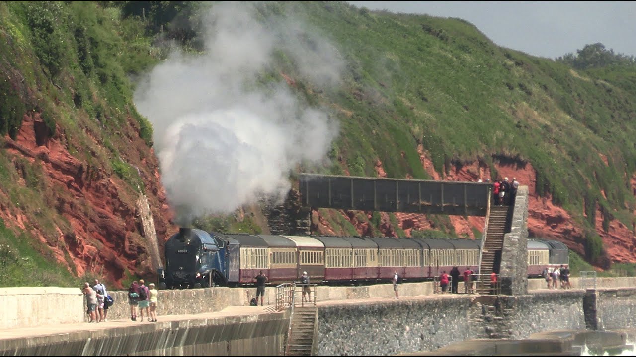 Sir Nigel Gresley   Dawlish Sea Wall