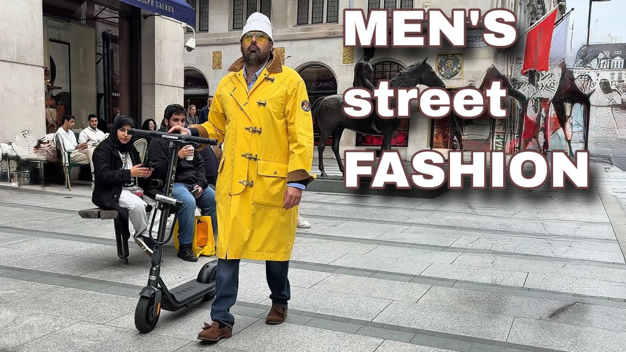 Харизма осени 🍂 Лондонский уличный стиль для мужчин