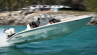 Carrera 32 Center Console Wide Open at Haulover Inlet ! (72.2mph*)