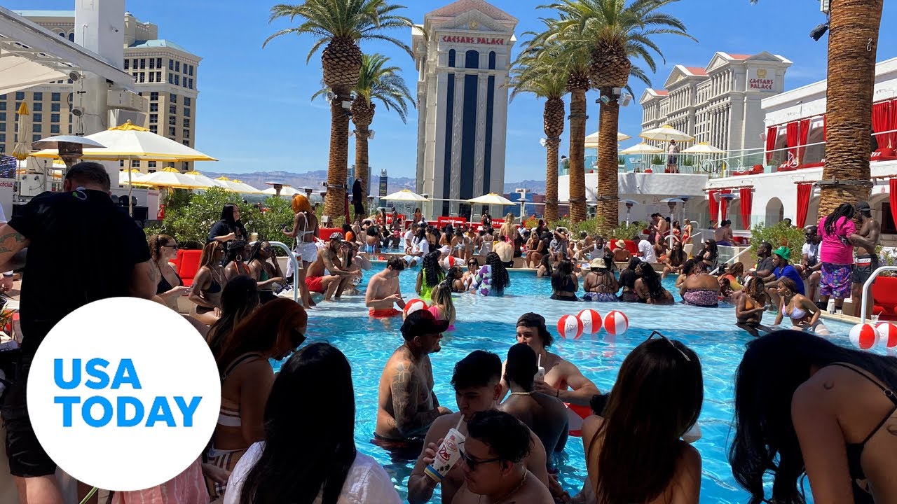 Las Vegas pool party scene changes amid coronavirus - Los Angeles Times