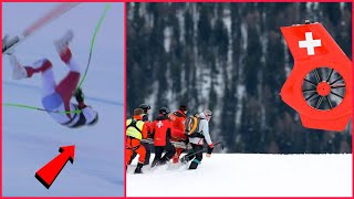 Michelle Gisin Sturz Olympic Ski Champion Injures And Airlifted After Downhill Crash At St. Moritz