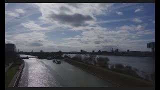 Zeitraffer Köln Sonnenreflex Deutzer Hafen