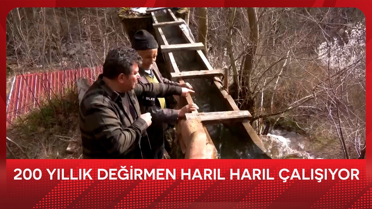 200 Yıllık Değirmen Harıl Harıl Çalışıyor #harunşen