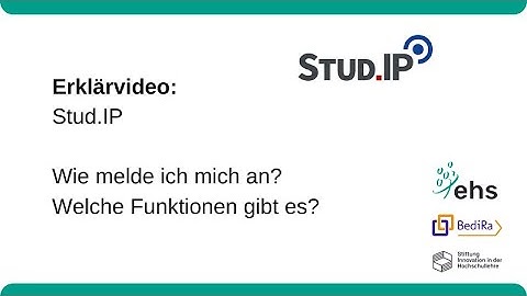 Stud.IP-Tutorial: Anmeldung | Projekt BediRa