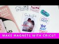 How to Make Magnets with Cricut Machine | CRICUT PRINT THEN CUT MAGNET | Stone City Magnetic Sheets