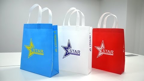 High Speed Non Woven Box Bag Making Machine with online handle