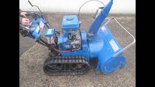 ヤマハ 除雪機 YT875 エンジン始動確認 - YouTube