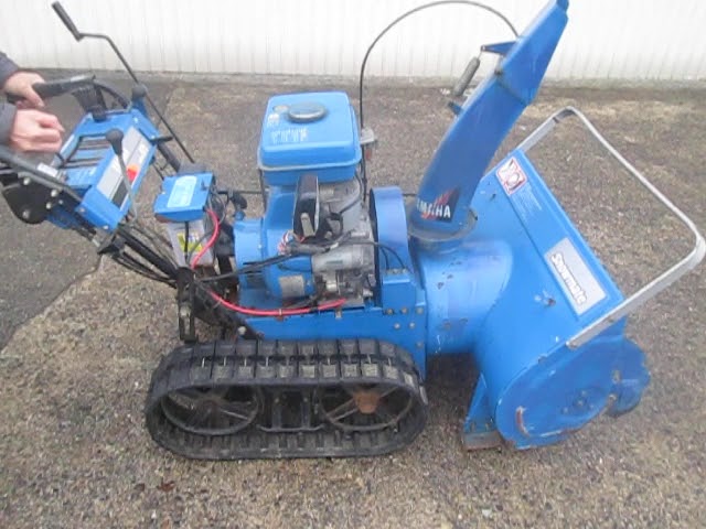 YT875　エンジン　始動確認済 ヤマハ 除雪機 YT875 エンジン始動確認 - YouTube
