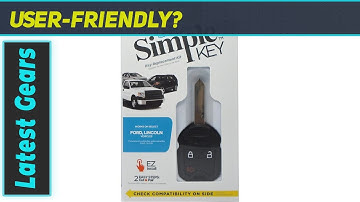 Simple Key Replacement Kit for Ford & Lincoln - Easy DIY Key Programming