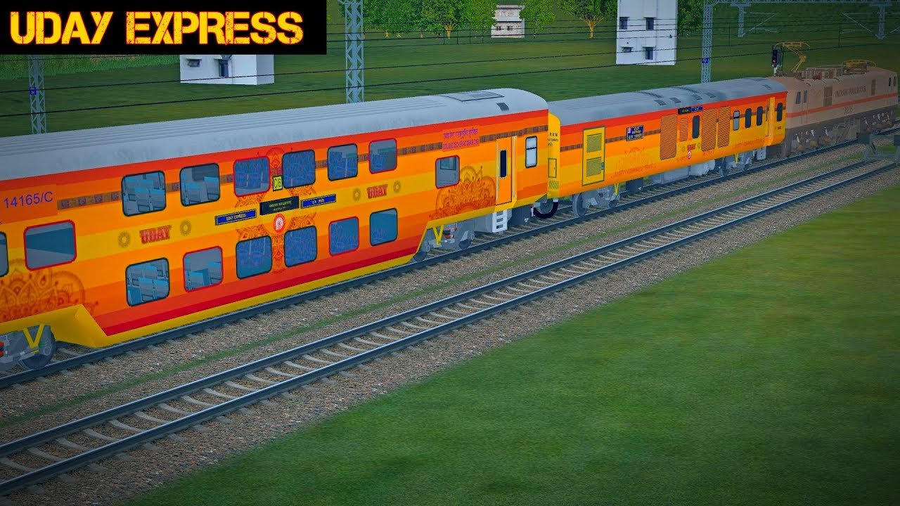 Uday Express ||  India's First Business Class Double Decker Train in Train Simulator