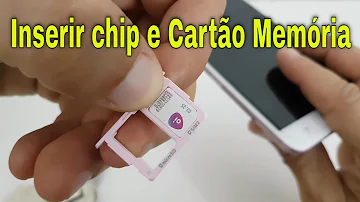 Como abrir o J7 para colocar o chip?