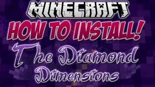 How to Install "The Diamond Dimensions" Minecraft Modpack!