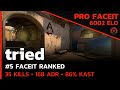 Csgo pov tried 3510 mirage  faceit 5v5 ranked lvl 10  jun 1 2023