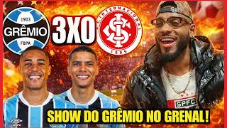 REACT GRÊMIO 3 X 0 INTERNACIONAL CAMPEONATO GAÚCHO GRENAL