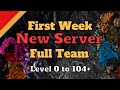 Playing a new server with a team from 0 tibia