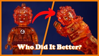 Atlas Bricks Human Torch Lights It Up Custom Lego Fantastic Four Minifig Review