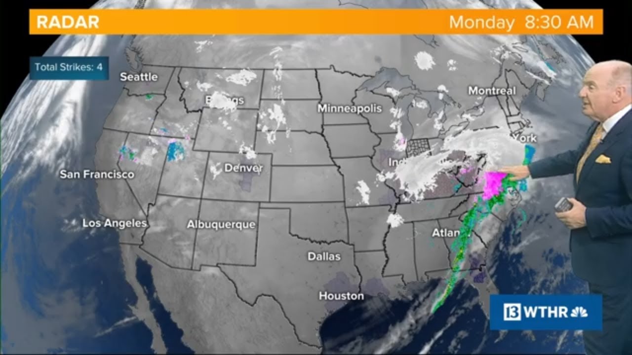 9 a.m. Monday update on winter snow storm in Indiana | Weather Impact ...